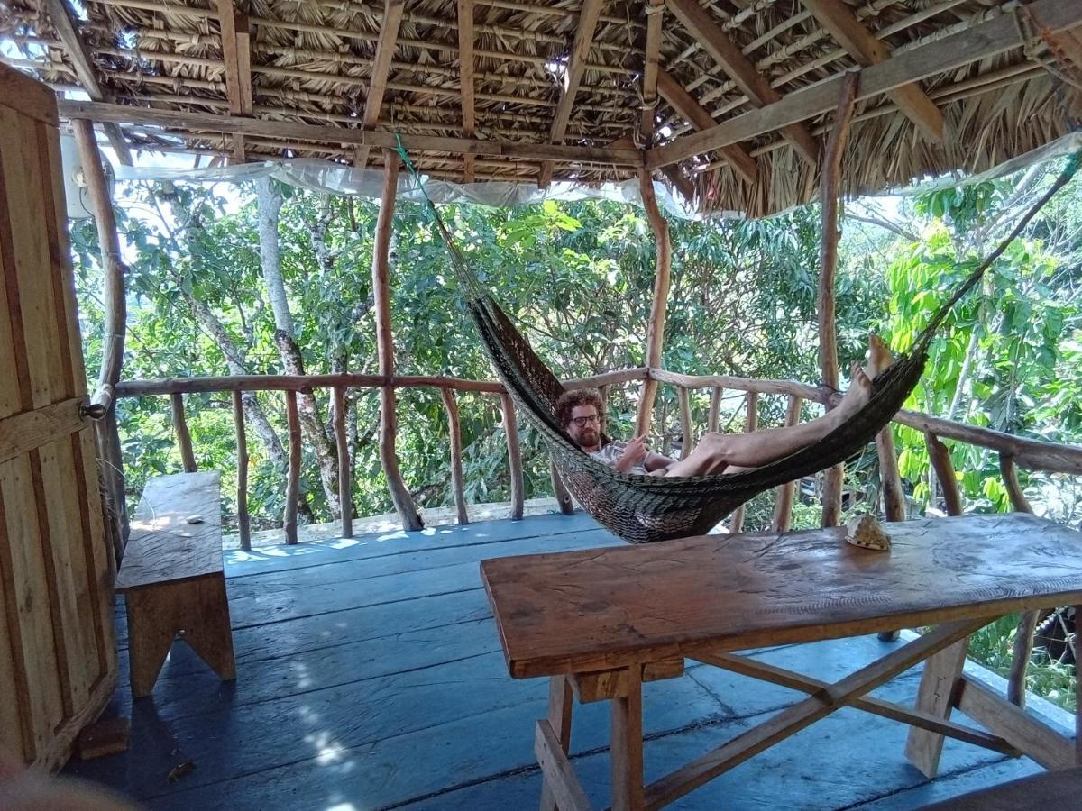 Hostal Azul Del Lago Agua Azul Exterior foto